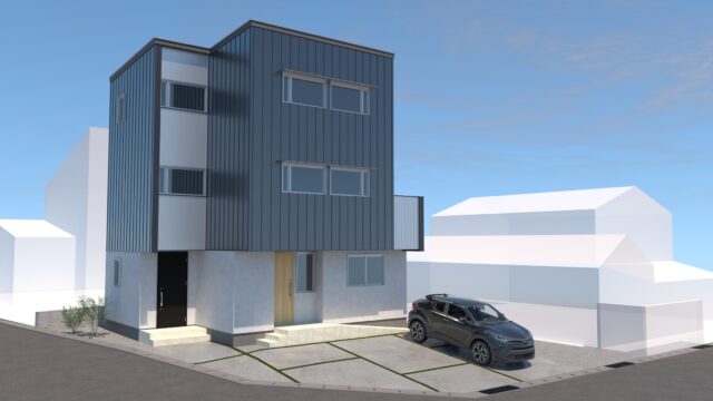 #建築cgパース 
#外観パース
#住宅外観パース